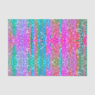 Glitter Pink Purple Teal Blue Girly Decoupage Tissue Paper