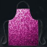 Glitter pink sequins apron<br><div class="desc">Glitter pink sequins</div>