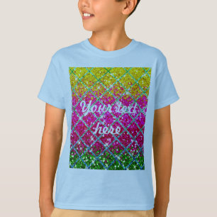 Glitter Pink Snakeskin T-Shirt