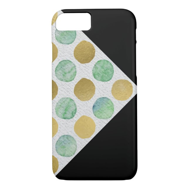 Glitter Polka Dot Pattern Case-Mate iPhone Case (Back)