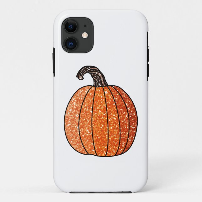 Glitter Pumpkin Case-Mate iPhone Case (Back)