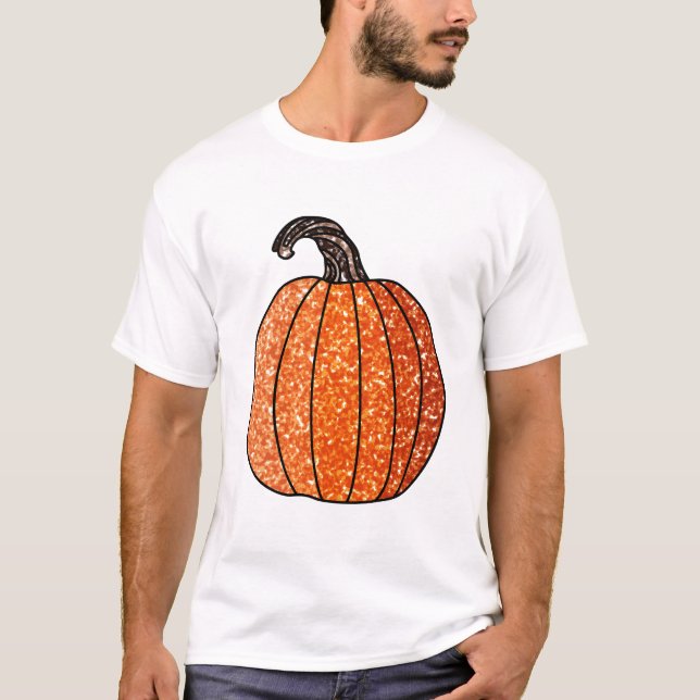 Glitter Pumpkin T-Shirt (Front)