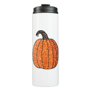 Glitter Pumpkin Thermal Tumbler