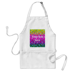 Glitter Purple Snakeskin Standard Apron