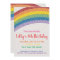 Glitter Rainbow Party Invitation, Rainbow Birthday