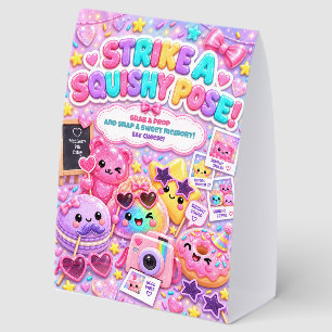 Glitter Rainbow Squishies Party Photo Booth