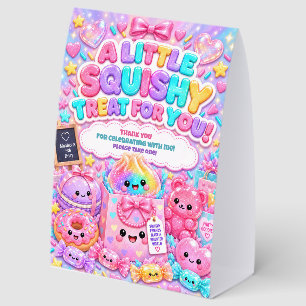 Glitter Rainbow Squishies Party Treat Favour