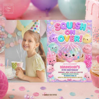 Glitter Rainbow Squishy Birthday Party Photo