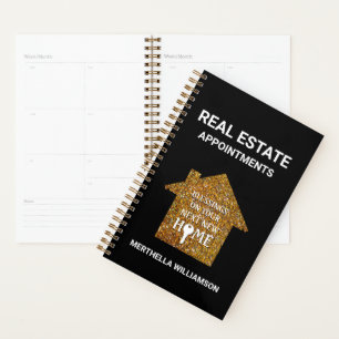 Glitter REAL ESTATE Appointments Planner