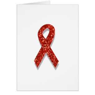 glitter red ribbon