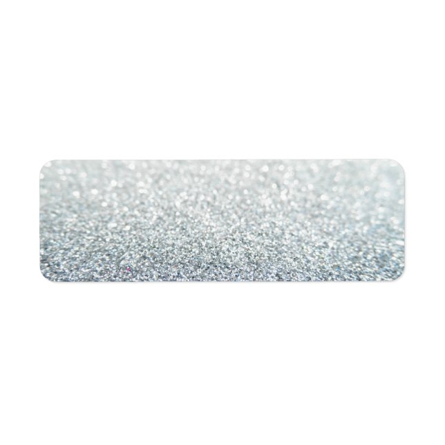 Glitter Return Address Label (Front)