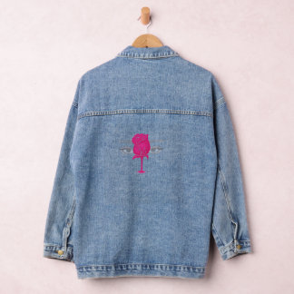 Glitter Rose Eyes Shirt | Pink Rose Aesthetic Tee  Denim Jacket
