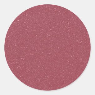 Glitter Rose Gold Round Label Custom