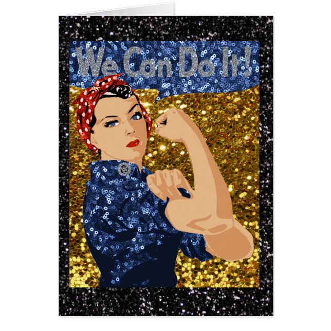 glitter rosie the riveter (Front)