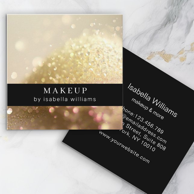 Glitter Salon Business Card (Creator Uploaded)