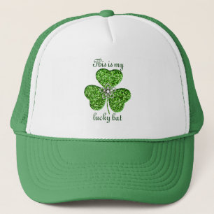 Glitter Shamrock And Flower Hat