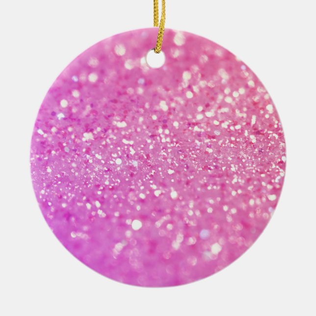 Glitter Shiny Luxury Ceramic Tree Decoration (Front)