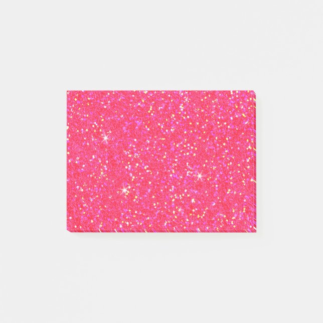 Glitter Shiny Sparkley Post-it Notes (Front)