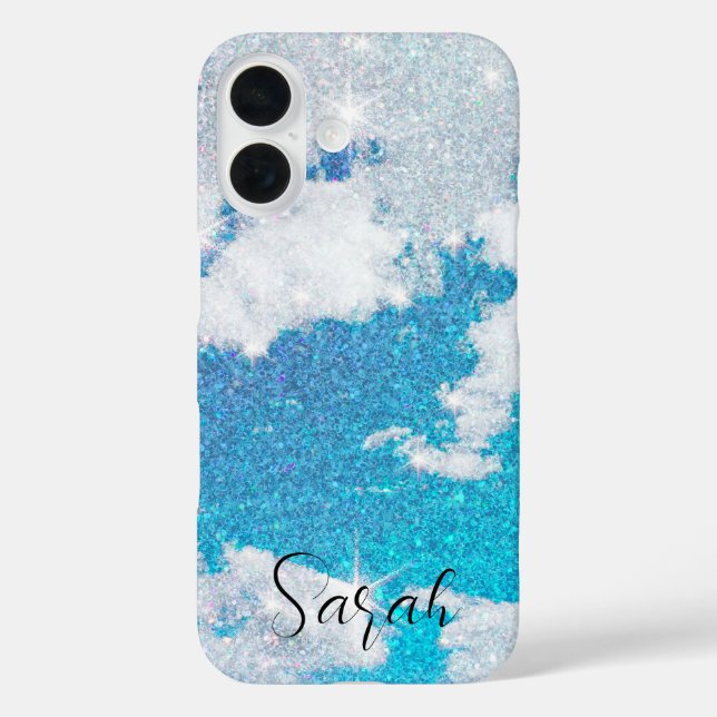 Glitter Sky And Clouds Case-Mate iPhone Case (Back)