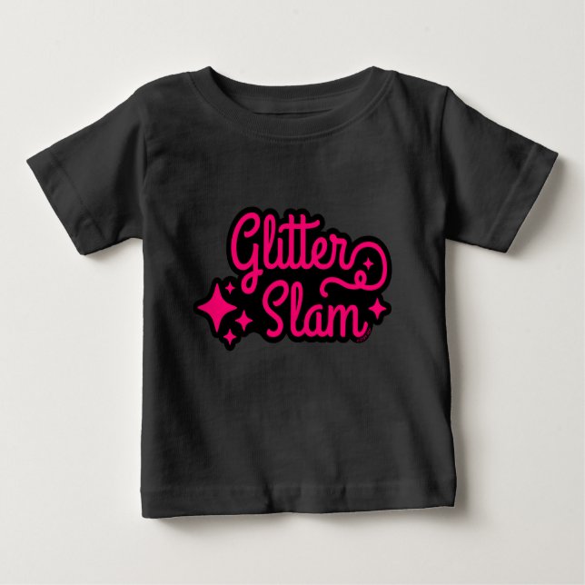 Glitter Slam Baby T-Shirt (Front)