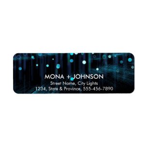 Glitter Sparkle Confetti Dots Modern Return labels