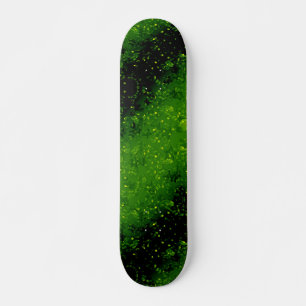 Glitter sparkle seamless confetti green shine skateboard