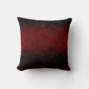 Glitter sparkle seamless confetti red shine dark e cushion