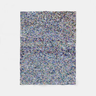 Glitter Sparkle Shiny Shimmer Glitter Fleece Blanket