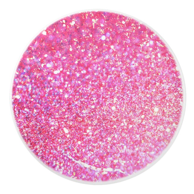 Glitter Sparkley Diamond Ceramic Knob (Front)