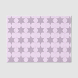 Glitter Star of David blush geometric Tissue Paper