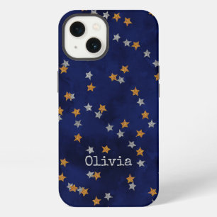 Glitter stars on grunge paper Case-Mate iPhone cas 13 Case