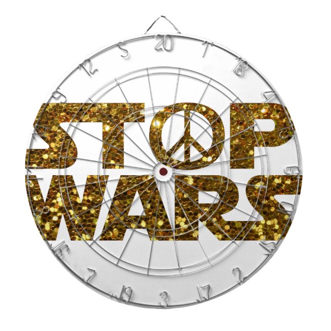 glitter stop wars dartboard (Front)