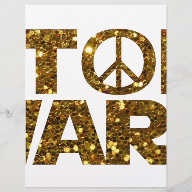 glitter stop wars letterhead design (Front)