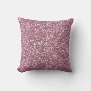 Glitter Stylish Rose gold sequin blush pink Cushion