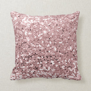 blush sequin pillow