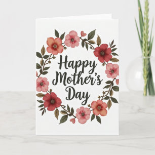 Glitter Texture Mother Day Card