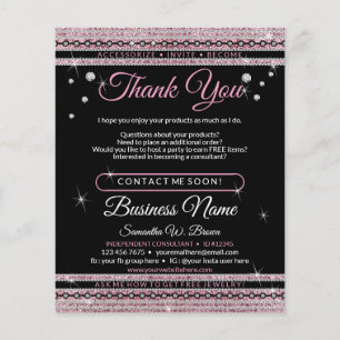 Glitter Thank You Flyer