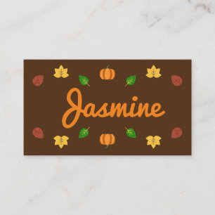 Glitter Thanksgiving Place Card