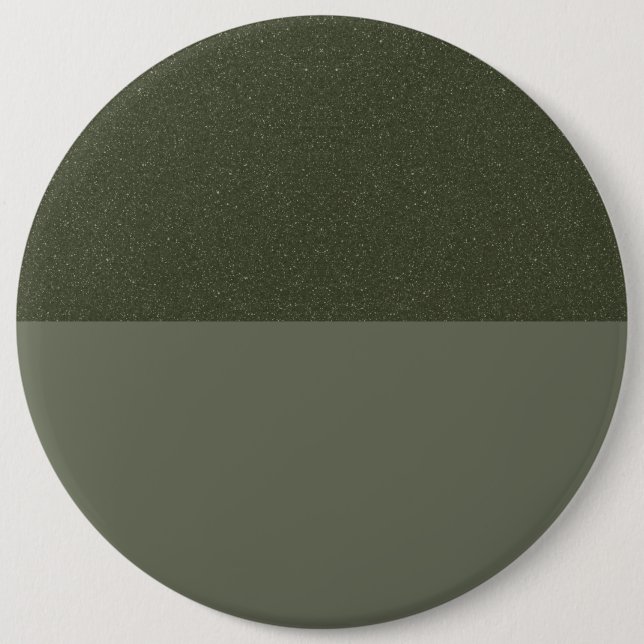 Glitter Top Moss Green Button – Customisable (Front)