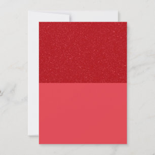 Glitter-Top Tomato Red Thank-You Card – Customise