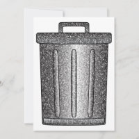 Glitter Trash Can