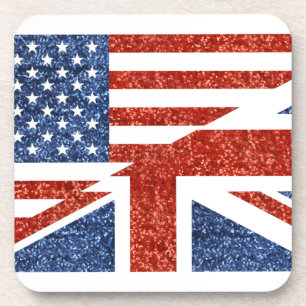 glitter usa uk coaster