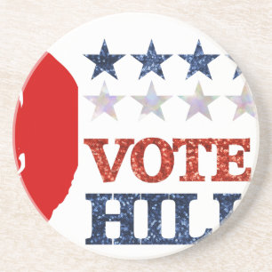 glitter vote hillary coaster
