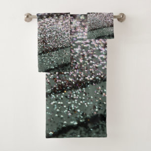 Glitter Waves Glam 1 Bath Towel Set