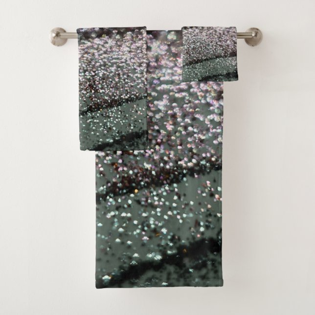 Glitter Waves Glam 1 Bath Towel Set (Insitu)