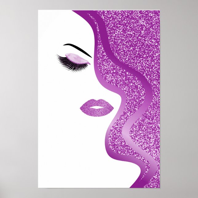 Glitter woman poster (Front)