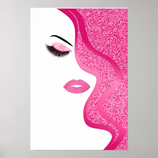 Glitter woman poster (Front)