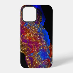 Glittered Alcohol Ink iPhone 12 Pro Case