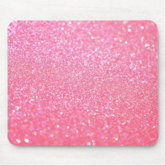 Glittered Pink Mouse Pad