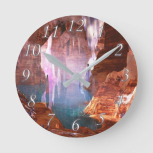 Glittering Caves Clock